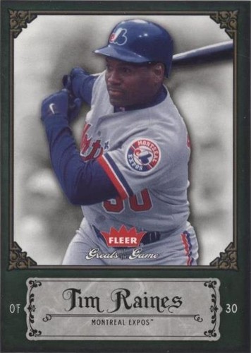 2006 Fleer Greats of the Game - Tim Raines #91