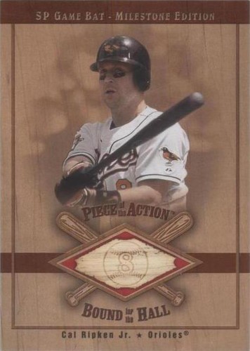 2001 SP Game Bat Edition Milestone - Cal Ripken #B-CR