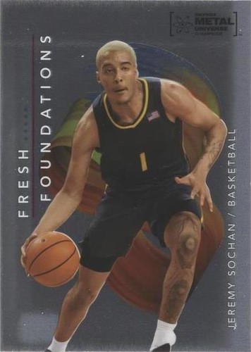 2022 Skybox Metal Universe Champions - Jeremy Sochan #FF28