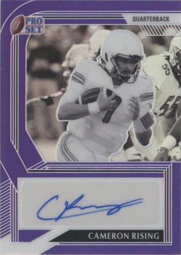 2022 Leaf Pro Set Metal Cameron Rising #BW-CR1
