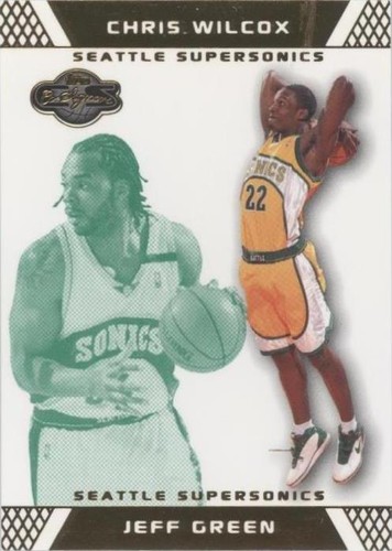 2007-08 Topps Co-Signers - Chris Wilcox/Jeff Green #74