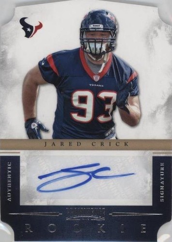 2012 Panini Prominence Jared Crick #190
