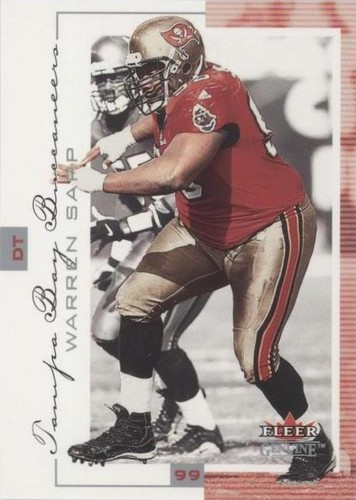 2001 Fleer Genuine Warren Sapp #80