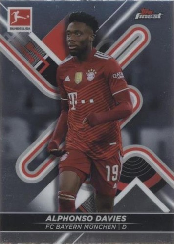 2021-22 Topps Finest Bundesliga Alphonso Davies #126