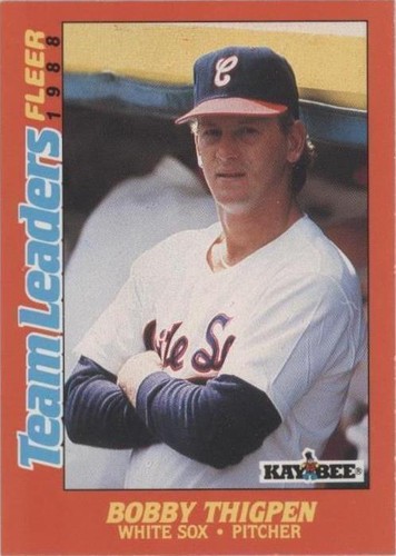 1988 Fleer Kay Bee Toys Team Leaders - Bobby Thigpen #42