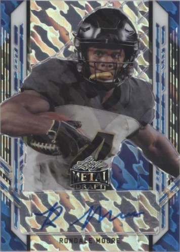 2021 Leaf Metal Draft Rondale Moore #PA-RM1