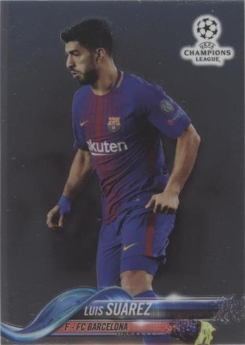 2017-18 Topps Chrome UCL Luis Suárez #62
