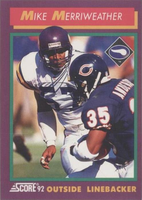 1992 Score Mike Merriweather #189