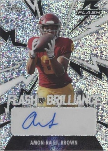 2021 Leaf Flash Amon-Ra St. Brown #FB-ARS