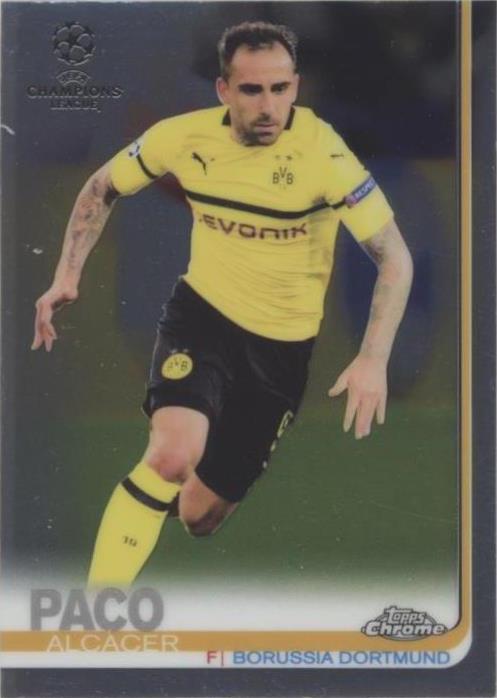 2018-19 Topps Chrome UCL Paco Alcacer #97