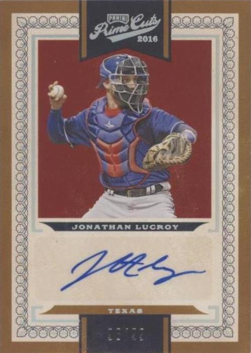 2016 Panini Prime Cuts - Jonathan Lucroy #180