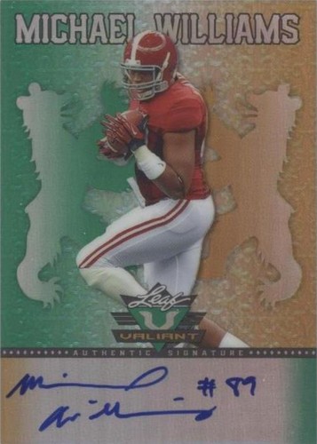 2013 Leaf Valiant Michael Williams #BA-MW2