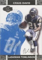 2007 Topps Co-Signers Craig Davis LaDainian Tomlinson #12