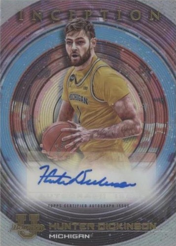 2022-23 Bowman Inception University - Hunter Dickinson #BIA-HD
