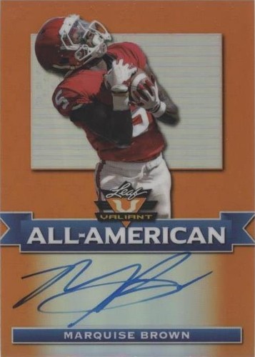 2019 Leaf Valiant Marquise Brown #AA-MB1