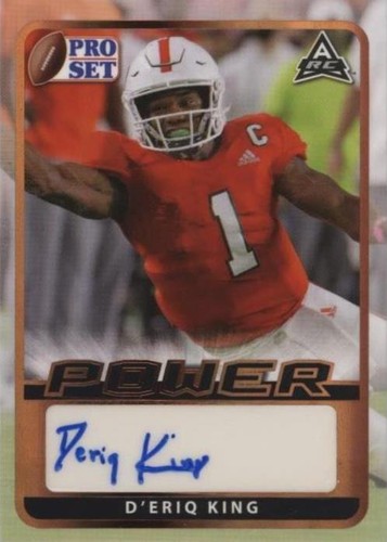 2021 Leaf Pro Set Power D'Eriq King #BA-DEK