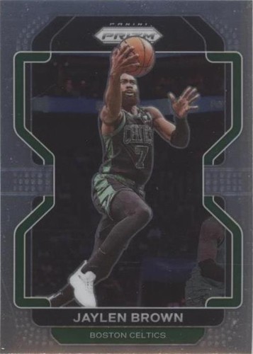 2021-22 Panini Prizm basketball #97 Jaylen Brown base card