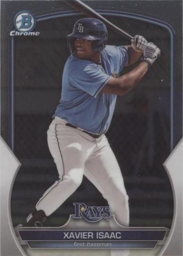 2023 Bowman Draft - Chrome #BDC-120 Xavier Isaac Sapphire