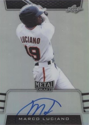 2019 Leaf Metal Draft - Marco Luciano #BA-ML1