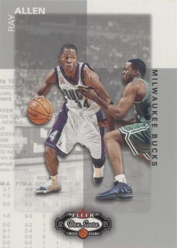2002-03 Fleer Box Score - Ray Allen #43
