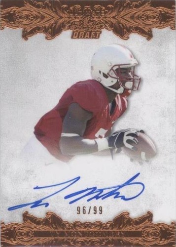 2015 Leaf Ultimate Draft Ty Montgomery #BA-TM1