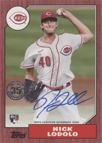 2022 Topps Update Series - Nick Lodolo #87BA-NL