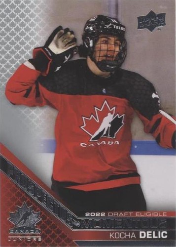 2022 Upper Deck Team Canada Juniors - Kocha Delic #PM-25