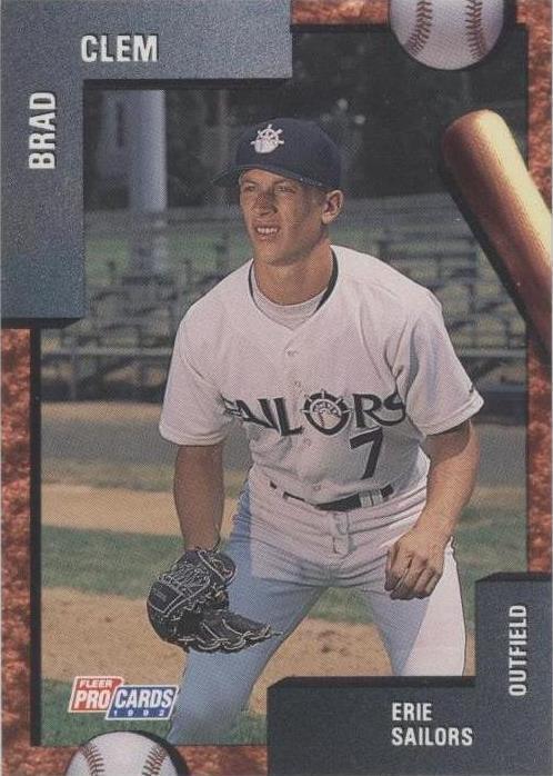 1992 Fleer ProCards Minor League - Bradford Clem #1636