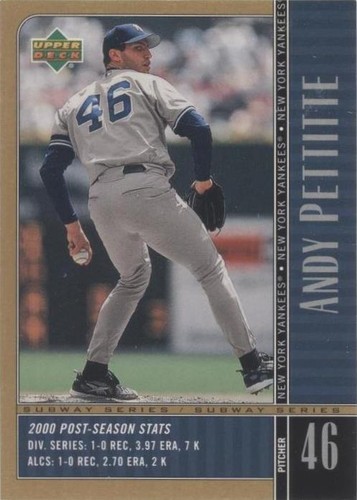 2000 Upper Deck Subway Series - Andy Pettitte #NY8
