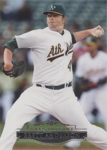 2011 Topps Marquee - Brett Anderson #92