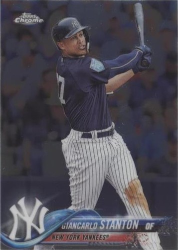 2018 Topps Chrome - Giancarlo Stanton #186