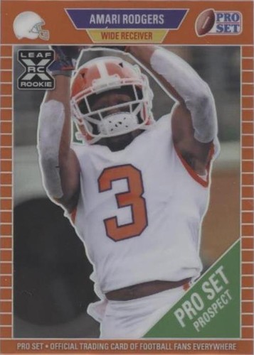 2021 Leaf Pro Set Metal Amari Rodgers #01