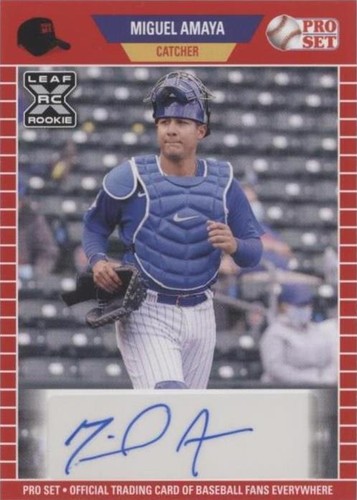 2021 Leaf Pro Set Baseball Blaster - Miguel Amaya #PS-MA2