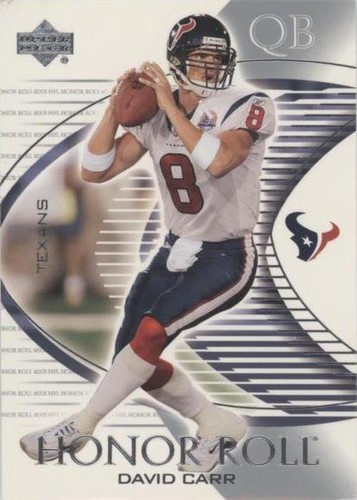 2003 Upper Deck Honor Roll David Carr #103