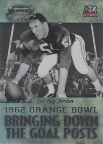 2008 Press Pass Legends Bowl Edition Lee Roy Jordan #BDGP-2