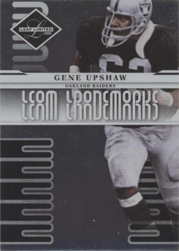 2008 Leaf Limited Gene Upshaw #T-4