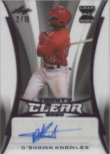 2020 Leaf Trinity - D'Shawn Knowles #CA-DSK
