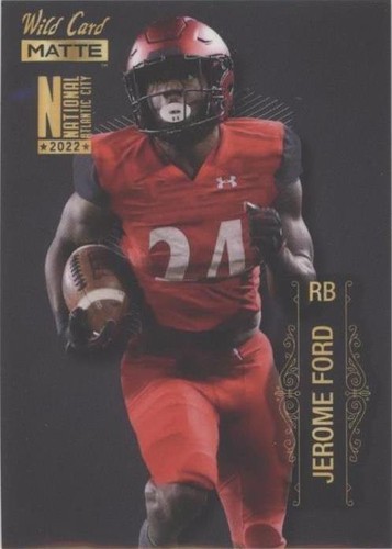 2022 Wild Card MATTE National Convention Jerome Ford #MBN-3