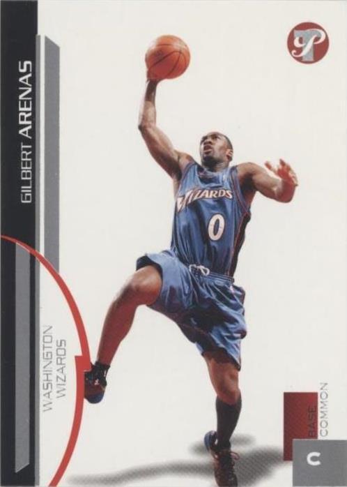 2005-06 Topps Pristine - Gilbert Arenas #68