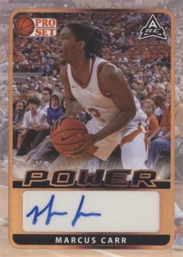 2021-22 Leaf Pro Set Power - Marcus Carr #BA-MC1