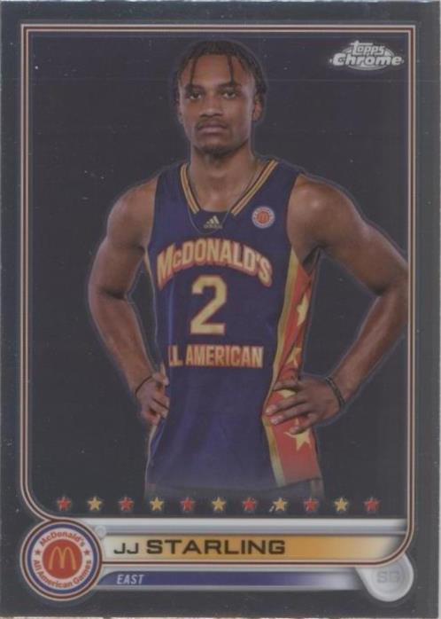 2022 Topps Chrome McDonald's All American - J.J. Starling #8