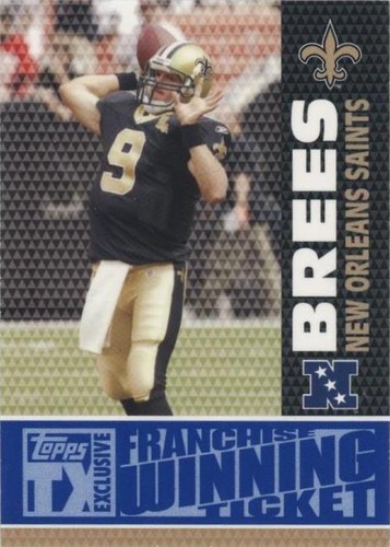 2007 Topps TX Exclusive Drew Brees #FW-DB