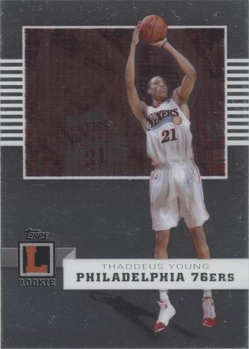 2007-08 Topps Letterman - Thaddeus Young #70