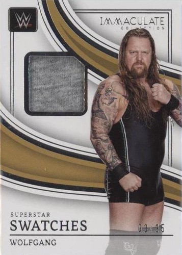2023 Panini Immaculate Collection WWE - Wolfgang #SM-WFG