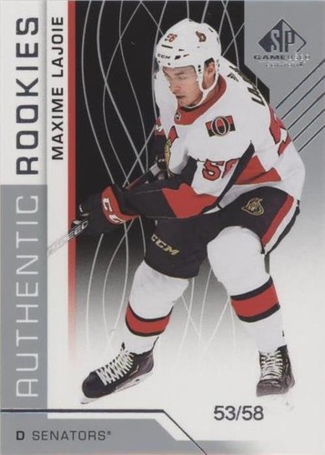 2018-19 Upper Deck SP Game Used - Max Lajoie #113