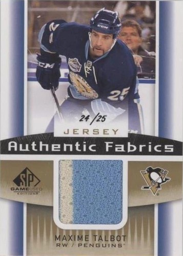 2013-14 SP Game Used Edition - Maxime Talbot #AF-MT