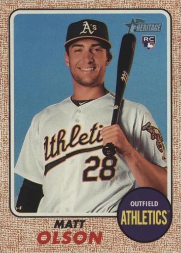 2017 Topps Heritage High Number - Matt Olson #681