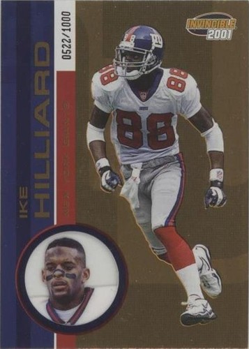 2001 Pacific Invincible Ike Hilliard #160