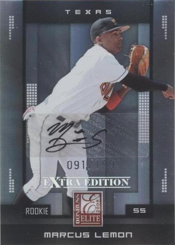 2008 Donruss Elite Extra Edition - Marcus Lemon #193
