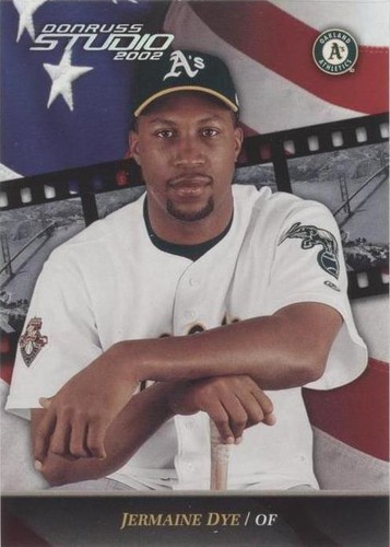 2002 Donruss Studio - Jermaine Dye #155